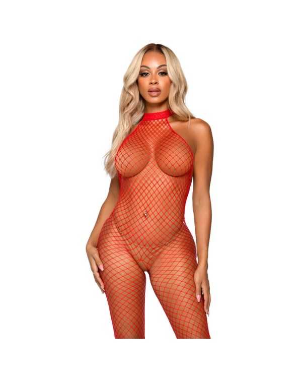 LE FRIVOLE BODYSTOCKING CUELLO RACER TALLA UNICA ROJO