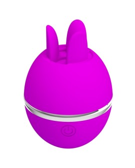 PRETTY LOVE - VIBRADOR DE SILICONA REDONDO GEMINI BALL MORADO