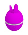 PRETTY LOVE VIBRADOR DE SILICONA REDONDO GEMINI BALL MORADO