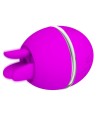 PRETTY LOVE VIBRADOR DE SILICONA REDONDO GEMINI BALL MORADO