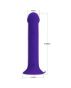 PRETTY LOVE MURRAY YOUTH DILDO VIBRADOR 38 RECARGABLE VIOLETA