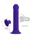 PRETTY LOVE MURRAY YOUTH DILDO VIBRADOR 38 RECARGABLE VIOLETA