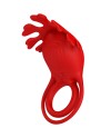 PRETTY LOVE RUBEN ANILLO VIBRADOR 7 VIBRACIONES SILICONA ROJO