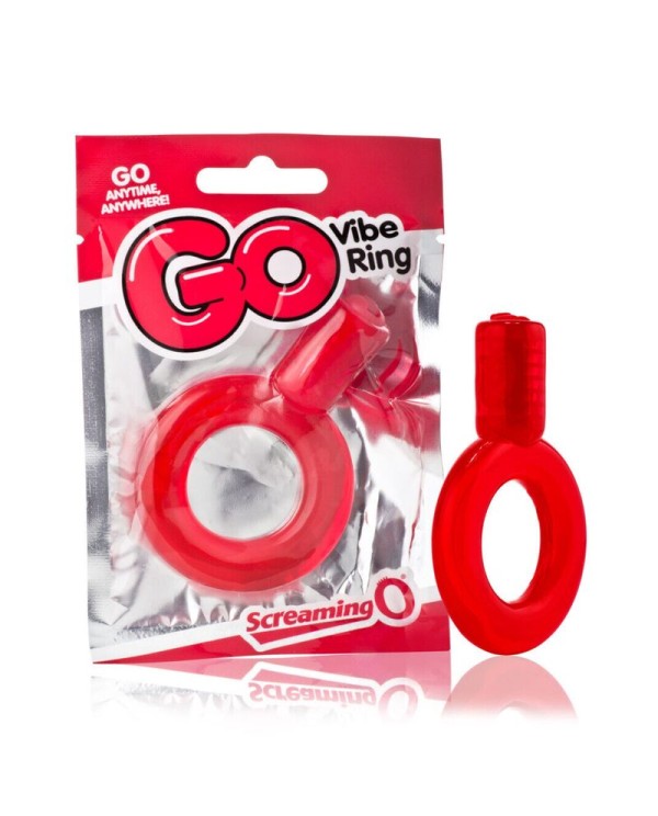 SCREAMING O ANILLO VIBRADOR GO ROJO