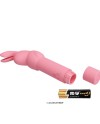 PRETTY LOVE VIBRADOR DE SILICONA CONEJO ROSA GERARDO