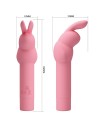 PRETTY LOVE VIBRADOR DE SILICONA CONEJO ROSA GERARDO