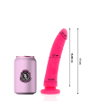 DELTA CLUB TOYS DILDO ROSA SILICONA MEDICA 17 X 3 CM