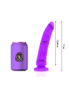 DELTA CLUB TOYS DILDO LILA SILICONA MEDICA 17 X 3 CM