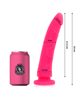 DELTA CLUB TOYS DILDO ROSA SILICONA MEDICA 23 X 4.5 CM