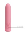 PRETTY LOVE CURTIS MINI VIBRADOR SUPER POWER 12 VIBRACIONES SILICONA ROSA