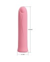 PRETTY LOVE CURTIS MINI VIBRADOR SUPER POWER 12 VIBRACIONES SILICONA ROSA