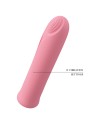 PRETTY LOVE CURTIS MINI VIBRADOR SUPER POWER 12 VIBRACIONES SILICONA ROSA