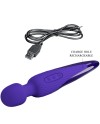 PRETTY LOVE ANTONY YOUTH VIBRADOR WAND EFECTO CALOR VIOLETA