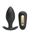 PRETTY LOVE REGINA PLUG ANAL VIBRADOR RECARGABLE NEGRO