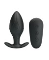 PRETTY LOVE REGINA PLUG ANAL VIBRADOR RECARGABLE NEGRO