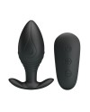 PRETTY LOVE REGINA PLUG ANAL VIBRADOR RECARGABLE NEGRO