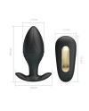 PRETTY LOVE REGINA PLUG ANAL VIBRADOR RECARGABLE NEGRO