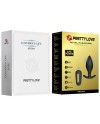 PRETTY LOVE REGINA PLUG ANAL VIBRADOR RECARGABLE NEGRO