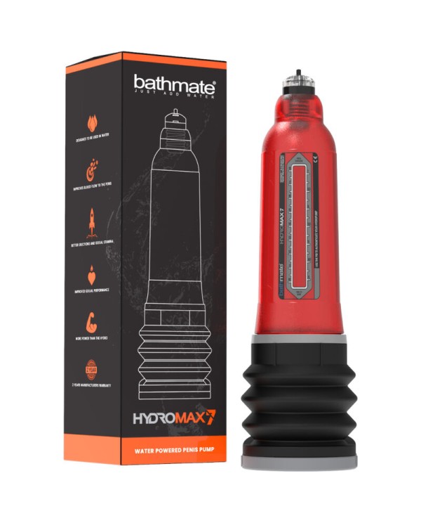 BATHMATE HYDROMAX 7 BOMBA AUMENTO PENE ROJO