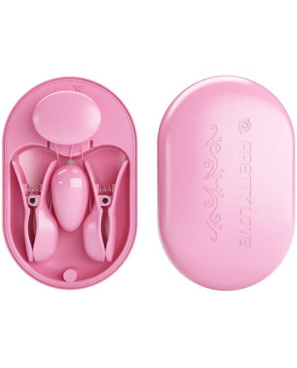 PRETTY LOVE SURPRISE BOX PINZAS ELECTRO ESTIMULACION ROSA