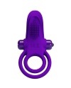 PRETTY LOVE ANILLO VIBRADOR PARA PENE MORADO