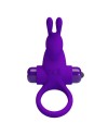 PRETTY LOVE ANILLO VIBRADOR I CONEJO PARA PENE MORADO