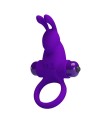 PRETTY LOVE ANILLO VIBRADOR I CONEJO PARA PENE MORADO