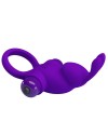 PRETTY LOVE ANILLO VIBRADOR I CONEJO PARA PENE MORADO