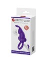 PRETTY LOVE ANILLO VIBRADOR I CONEJO PARA PENE MORADO