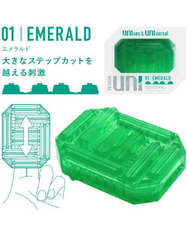 TENGA UNI EMERALD MASTURBADOR DEDAL