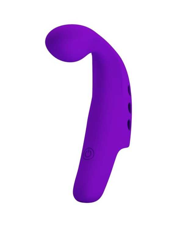 PRETTY LOVE GORGON VIBRADOR DE DEDO RECARGABLE MORADO