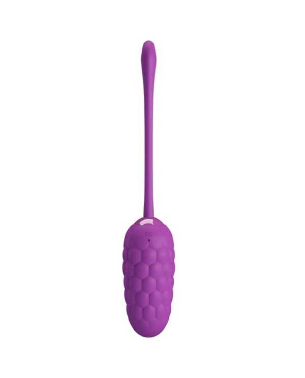 PRETTY LOVE HUEVO VIBRADOR CON TEXTURA MARINA RECARGABLE MORADO