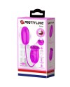 PRETTY LOVE DAISY HUEVO DUAL VIBRADOR RECARGABLE MORADO