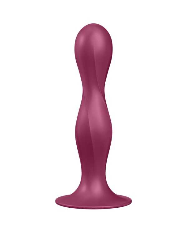 SATISFYER DOUBLE BALL R DILDO SILICONA GRANATE