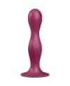 SATISFYER DOUBLE BALL R DILDO SILICONA GRANATE