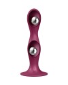 SATISFYER DOUBLE BALL R DILDO SILICONA GRANATE