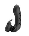 PRETTY LOVE VANCE FUNDA DEDO VIBRADOR CONEJO NEGRO