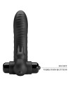 PRETTY LOVE VANCE FUNDA DEDO VIBRADOR CONEJO NEGRO