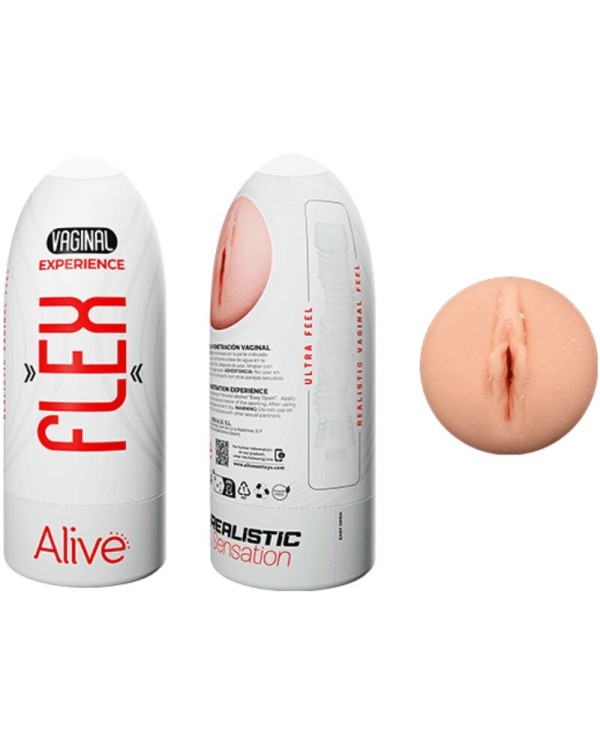 ALIVE FLEX MASTURBADOR MASCULINO VAGINA TALLA M