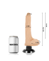 BASECOCK VIBRADOR REALISTICO 2 1 NATURAL 185 CM