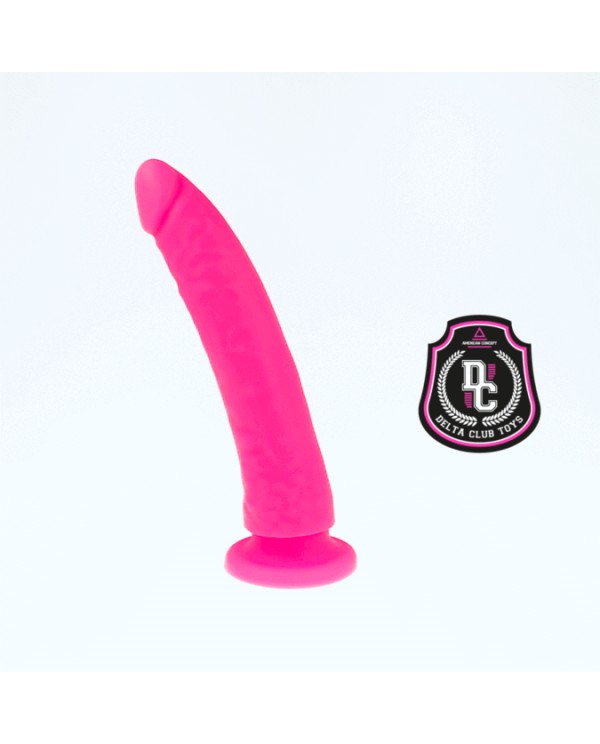 DELTA CLUB TOYS DILDO ROSA SILICONA MEDICA 17 X 3 CM