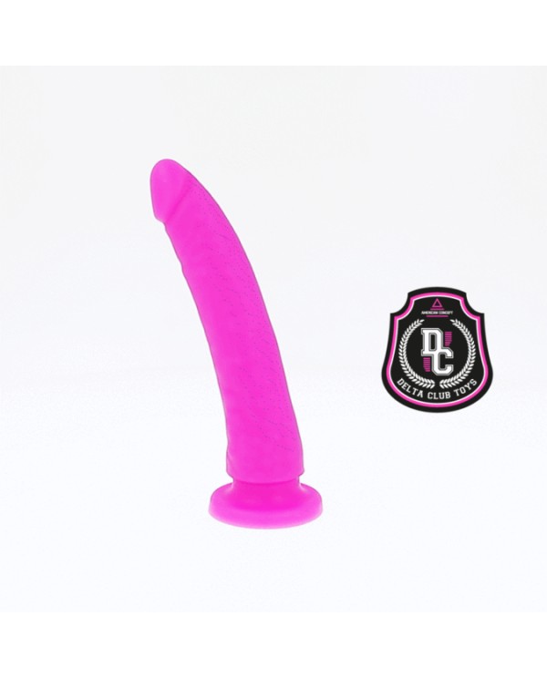 DELTA CLUB TOYS DILDO LILA SILICONA MEDICA 17 X 3 CM