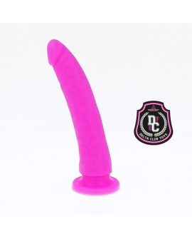 DELTA CLUB TOYS DILDO LILA SILICONA MEDICA 20 X 4CM