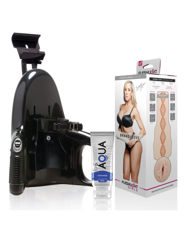 FLESHLIGHT BRANDI LOVE VAGINA UNIVERSAL LAUNCH LUBRICANTE AQUA QUALITY 50 ML