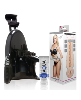 FLESHLIGHT - BRANDI LOVE VAGINA + UNIVERSAL LAUNCH + LUBRICANTE AQUA QUALITY 50 ML