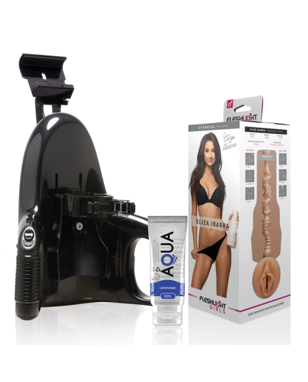 FLESHLIGHT ELIZA IBARRA VAGINA UNIVERSAL LAUNCH LUBRICANTE AQUA QUALITY 50 ML