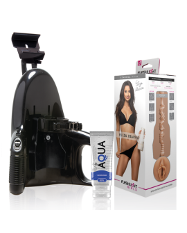 FLESHLIGHT - ELIZA IBARRA VAGINA + UNIVERSAL LAUNCH + LUBRICANTE AQUA QUALITY 50 ML