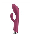 SATISFYER SPINNING RABBIT 1 ESTIMULACION CLITORIS Y PUNTO G ROJO