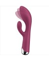 SATISFYER SPINNING RABBIT 1 ESTIMULACION CLITORIS Y PUNTO G ROJO