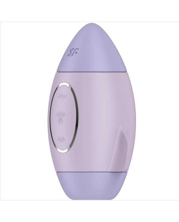 SATISFYER MISSION CONTROL LILA VIBRADOR PEQUENO DE DOBLE IMPULSO